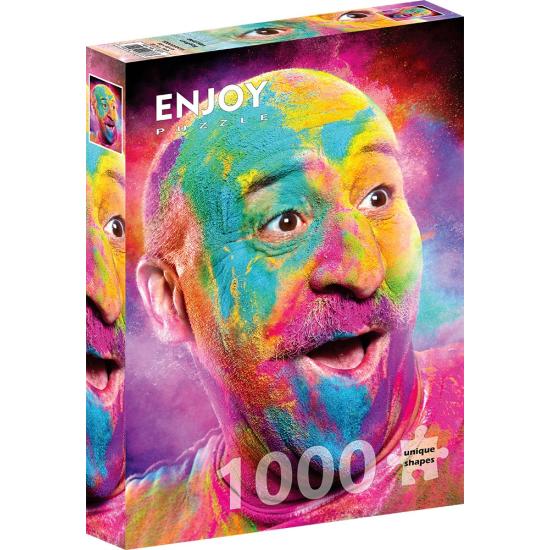 Puzzle Enjoy Hombre Calvo Riendo de 1000 Piezas Puzzle Enjoy Hombre Calvo Riendo de 1000 Piezas