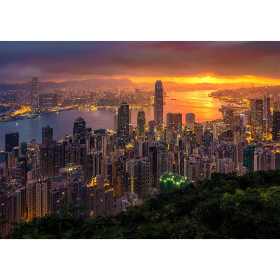 Puzzle Enjoy Hong Kong al Amanecer de 1000 Pzs Puzzle Enjoy Hong Kong al Amanecer de 1000 Pzs