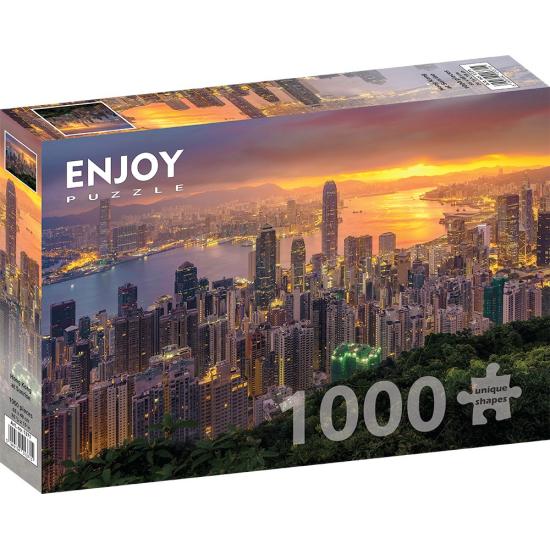 Puzzle Enjoy Hong Kong al Amanecer de 1000 Pzs Puzzle Enjoy Hong Kong al Amanecer de 1000 Pzs