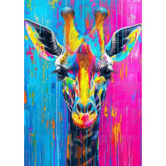 Puzzle Enjoy Jirafa Pintada de 1000 Piezas