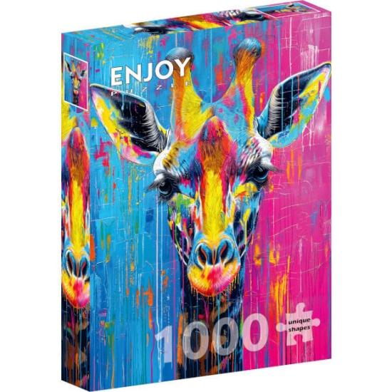 Puzzle Enjoy Jirafa Pintada de 1000 Piezas