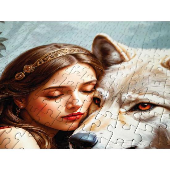 Puzzle Enjoy La Dama y El Lobo de 1000 Piezas Puzzle Enjoy La Dama y El Lobo de 1000 Piezas