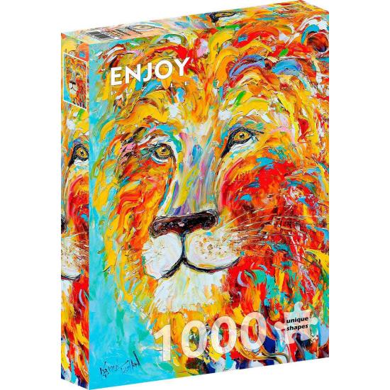 Puzzle Enjoy León Colorido de 1000 Piezas Puzzle Enjoy León Colorido de 1000 Piezas