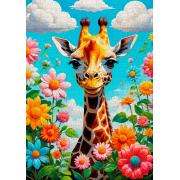 Puzzle Enjoy Linda Jirafa de 1000 Piezas