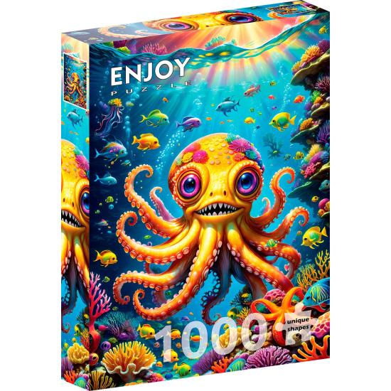 Puzzle Enjoy Lindo Pulpo de 1000 Piezas Puzzle Enjoy Lindo Pulpo de 1000 Piezas