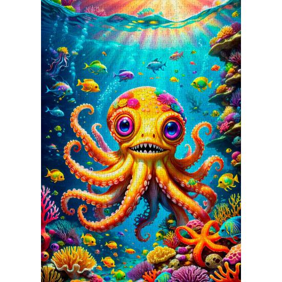 Puzzle Enjoy Lindo Pulpo de 1000 Piezas Puzzle Enjoy Lindo Pulpo de 1000 Piezas