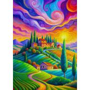 Puzzle Enjoy Luz de la Toscana de 1000 Piezas