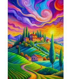 Puzzle Enjoy Luz de la Toscana de 1000 Piezas