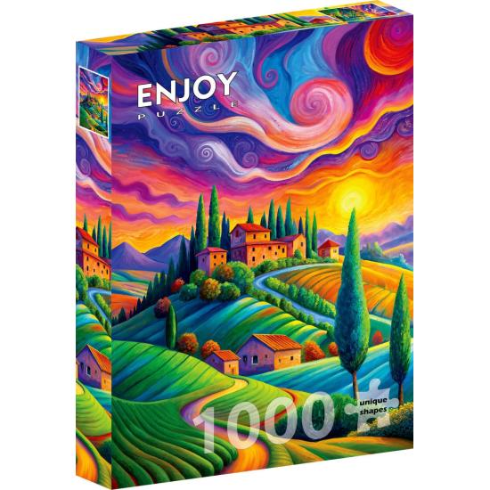 Puzzle Enjoy Luz de la Toscana de 1000 Piezas