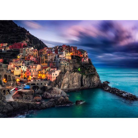 Puzzle Enjoy Manarola al Anochecer, Cinque Terre de 1000 Pzs