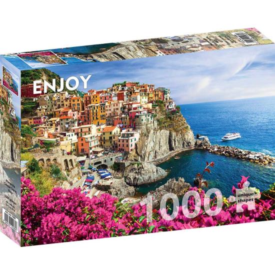 Puzzle Enjoy Manarola, Cinque Terre, Italia de 1000 Pzs Puzzle Enjoy Manarola, Cinque Terre, Italia de 1000 Pzs