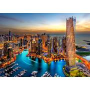 Puzzle Enjoy Marina de Dubai de Noche de 1000 Piezas