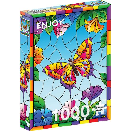 Puzzle Enjoy Mariposa de Cristal de 1000 Piezas Puzzle Enjoy Mariposa de Cristal de 1000 Piezas