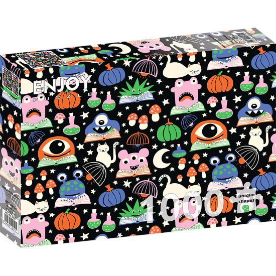 Puzzle Enjoy Monstruos en el Trabajo de 1000 Piezas