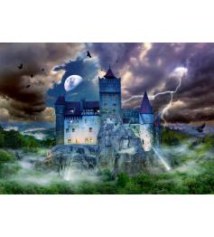 Puzzle Enjoy Noche Espeluznante en el Castillo de Drácula de 100