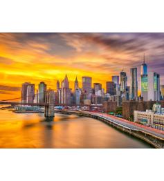 Puzzle Enjoy Nueva York al Atardecer de 1000 Pzs