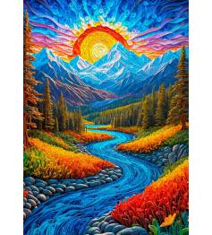 Puzzle Enjoy Paisaje al Amanecer de 1000 Piezas