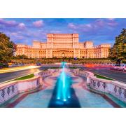 Puzzle Enjoy Palacio del Parlamento en Bucarest, Rumanía de 100