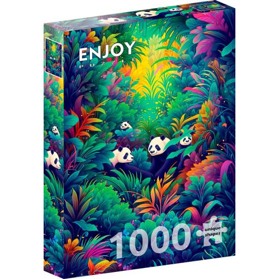 Puzzle Enjoy Paraíso De Panda de 1000 Piezas