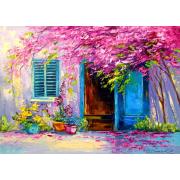 Puzzle Enjoy Patio Florido de 1000 Piezas