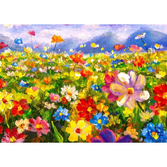 Puzzle Enjoy Prado de Flores de Colores de 1000 Pzs Puzzle Enjoy Prado de Flores de Colores de 1000 Pzs