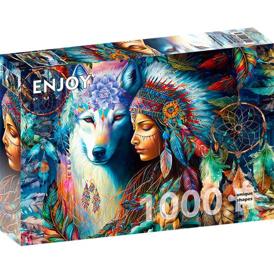 Puzzle Enjoy Princesa Nativa de 1000 Piezas Puzzle Enjoy Princesa Nativa de 1000 Piezas