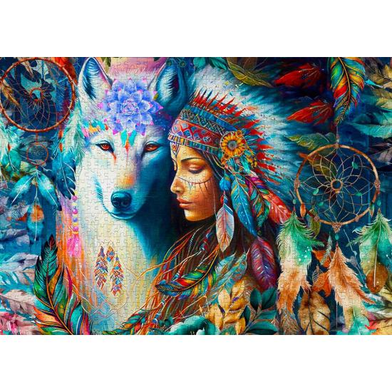 Puzzle Enjoy Princesa Nativa de 1000 Piezas Puzzle Enjoy Princesa Nativa de 1000 Piezas