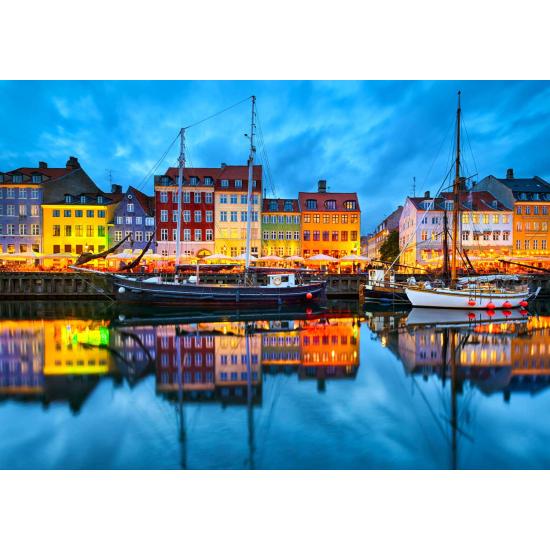 Puzzle Enjoy Puerto Antiguo de Copenhague de 1000 Piezas Puzzle Enjoy Puerto Antiguo de Copenhague de 1000 Piezas