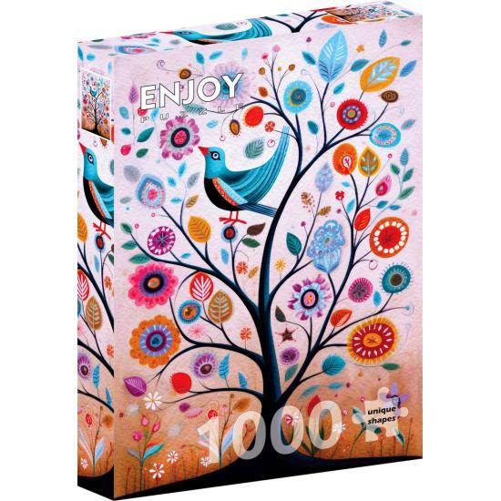 Puzzle Enjoy Que el Azulillo De La Felicidad Vuele A Tu Árbol 10