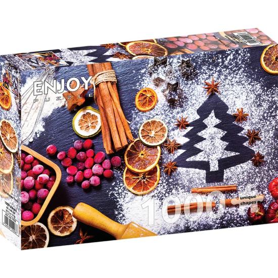 Puzzle Enjoy Árbol de Navidad en la Cocina de 1000 Piezas Puzzle Enjoy Árbol de Navidad en la Cocina de 1000 Piezas
