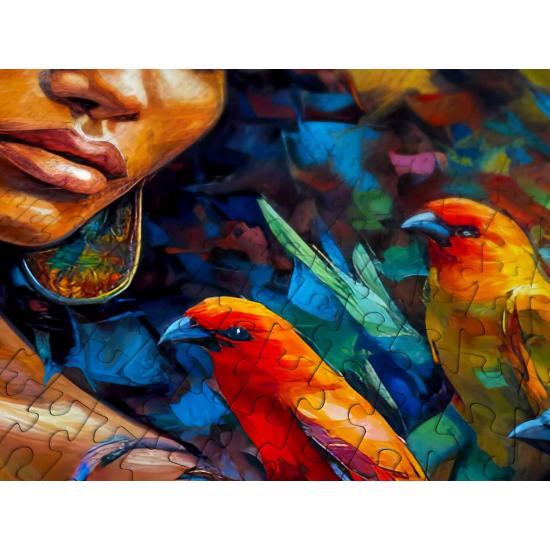 Puzzle Enjoy Reina de las Plumas de 1000 Piezas Puzzle Enjoy Reina de las Plumas de 1000 Piezas