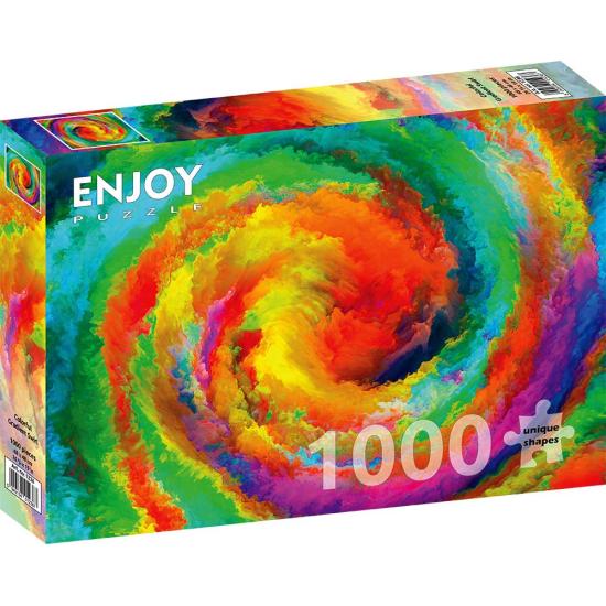 Puzzle Enjoy Remolino de Colores Degradado  de 1000 Pzs
