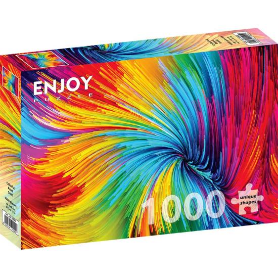 Puzzle Enjoy Remolino de Pintura Colorida de 1000 Pzs