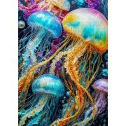 Puzzle Enjoy Resplandor De Medusas de 1000 Piezas