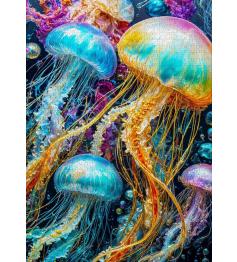 Puzzle Enjoy Resplandor De Medusas de 1000 Piezas