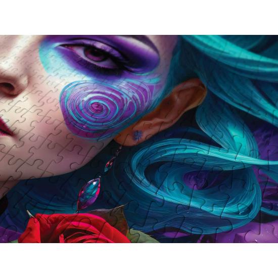 Puzzle Enjoy Retrato De Flores Góticas de 1000 Piezas