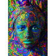 Puzzle Enjoy Retrato de Mujer Colorido de 1000 Piezas