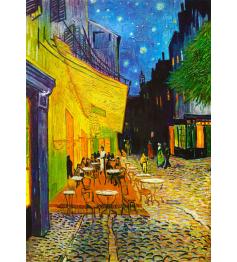 Puzzle Enjoy Terraza de Café por la Noche de 1000 Pzs