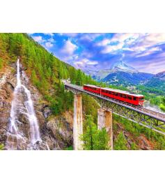 Puzzle Enjoy Tren De Gornergrat, Zermatt de 1000 Piezas
