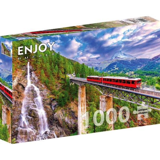 Puzzle Enjoy Tren De Gornergrat, Zermatt de 1000 Piezas