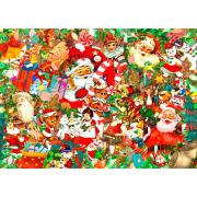 Puzzle Enjoy Una Navidad Vintage de 1000 Piezas
