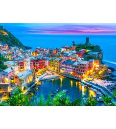 Puzzle Enjoy Vernazza al Atardecer, Cinque Terre, Italia de 1000