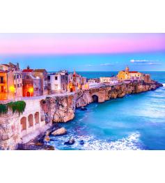 Puzzle Enjoy Vieste en las Rocas, Italia de 1000 Piezas