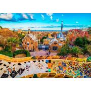 Puzzle Enjoy Vista desde el Parque Güell, Barcelona de 1000 Pz