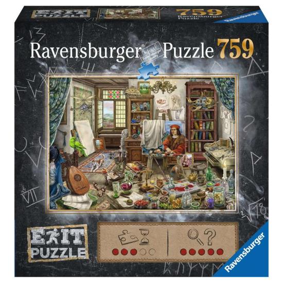 Puzzle Escape Ravensburger El Estudio del Artista de 759 Piezas