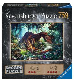 Puzzle Escape Ravensburger En la Cueva del Dragón de 759 Pzs