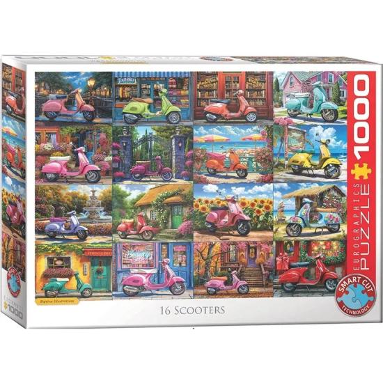 Puzzle Eurographics 16 Scooters de 1000 Piezas