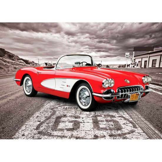 Puzzle Eurographics 1959 Corvette Ruta 66 de 1000 Piezas