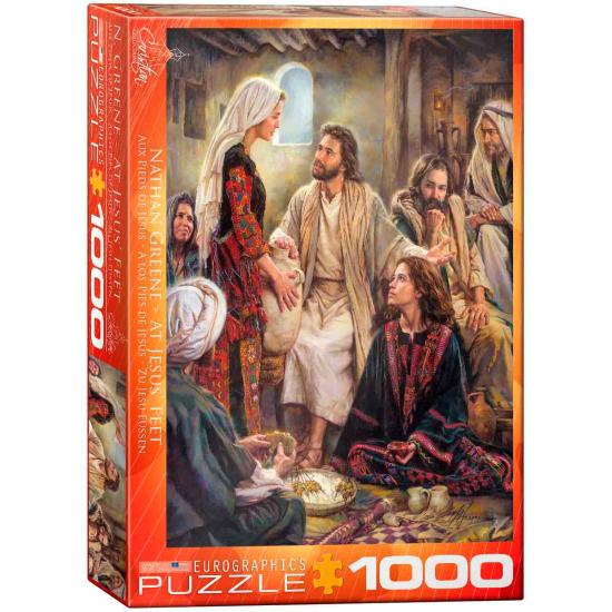 Puzzle Eurographics A los Pies de Jesús de 1000 Piezas
