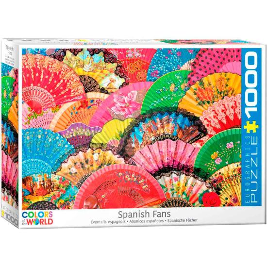 Puzzle Eurographics Abanicos Españoles de 1000 Piezas Puzzle Eurographics Abanicos Españoles de 1000 Piezas